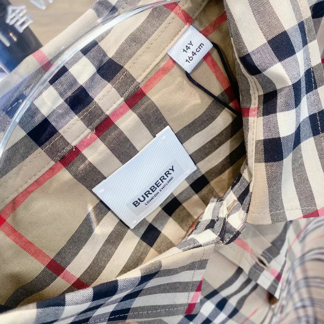 Burberry Children's 14Y Plaid Long-Sleeve Shirt63440399964929112