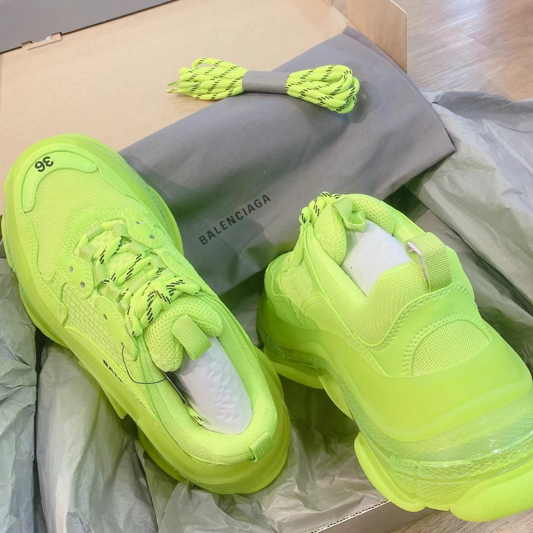 Balenciaga Fluorescent Dad Shoes Size 3663440399163267111