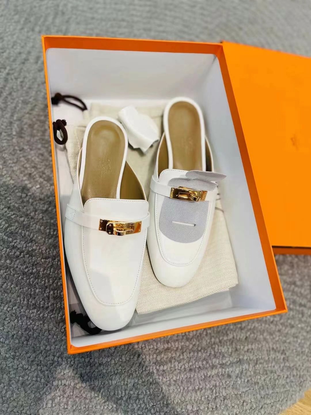 Hermès Kelly Slippers Size 3663440394617601111