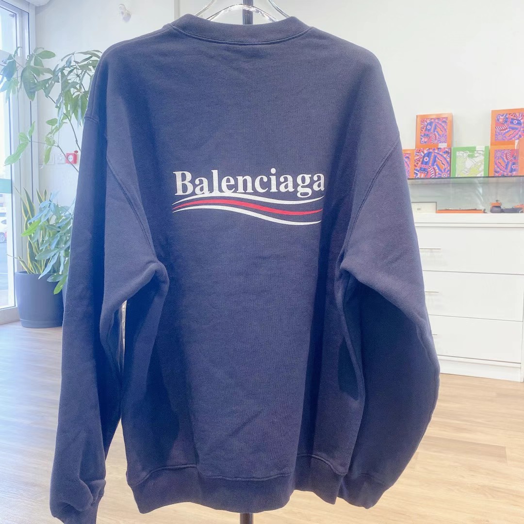 Balenciaga crewneck fleece sweatshirt unisex size S63440394138499111