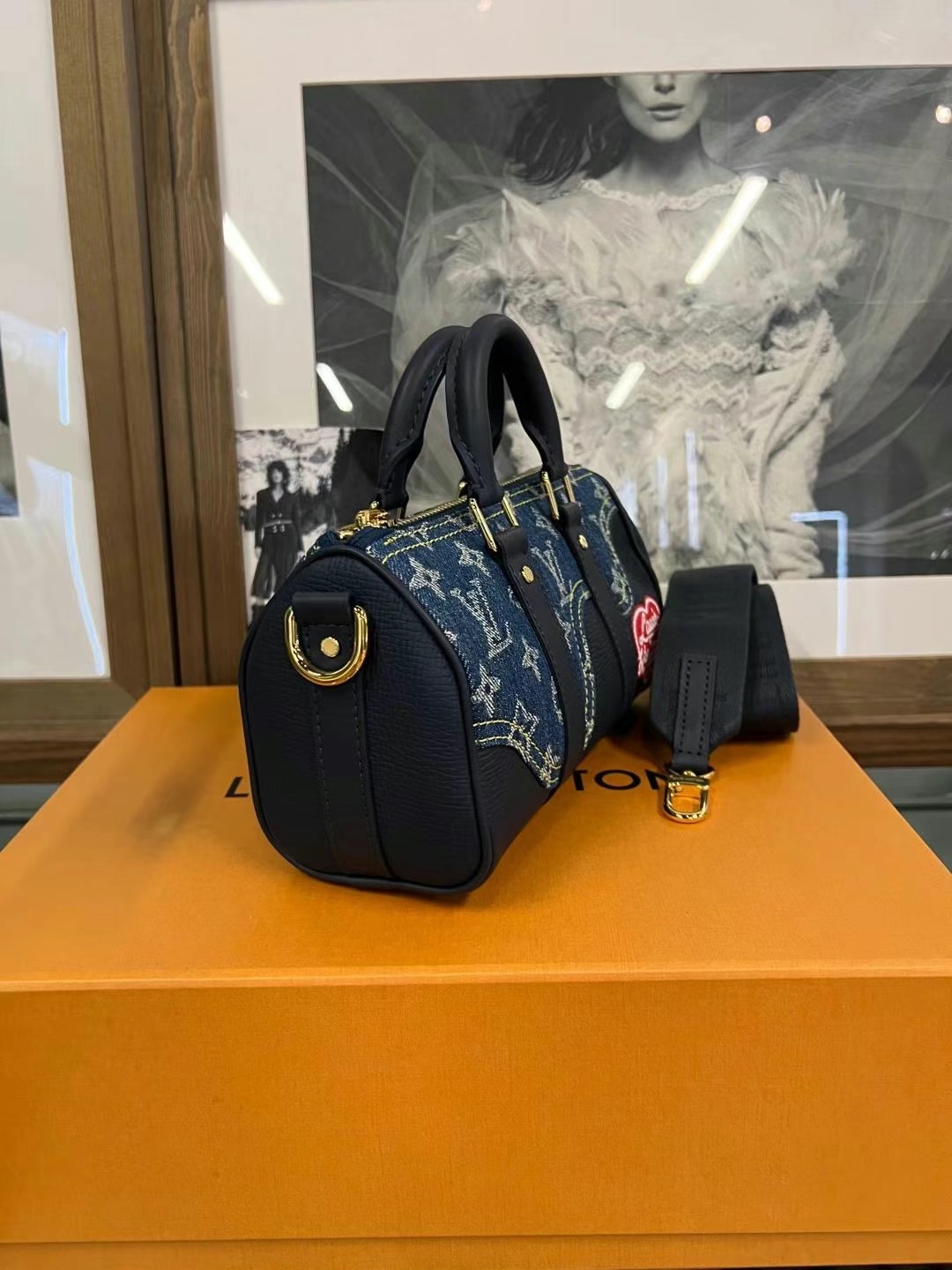 LV nigo联名款 Keepall xs 绝版款63440378379906111