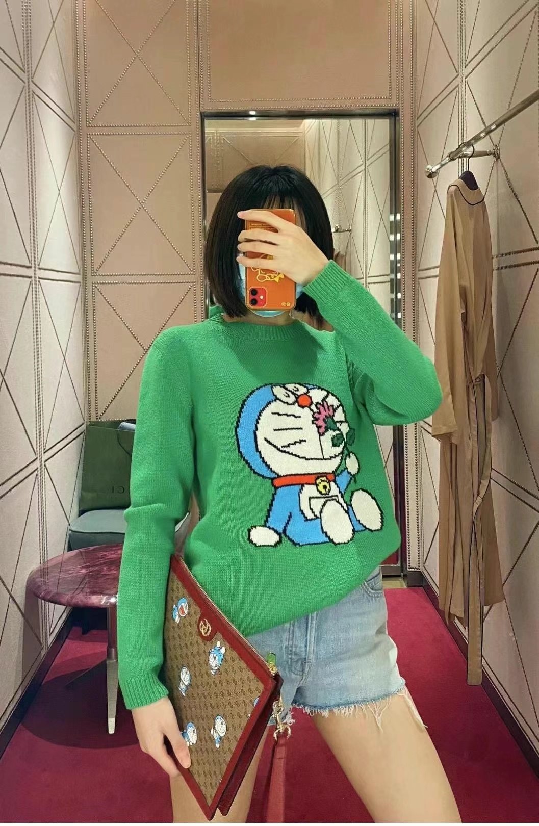Gucci x Doraemon green sweater size XS63440369428483112