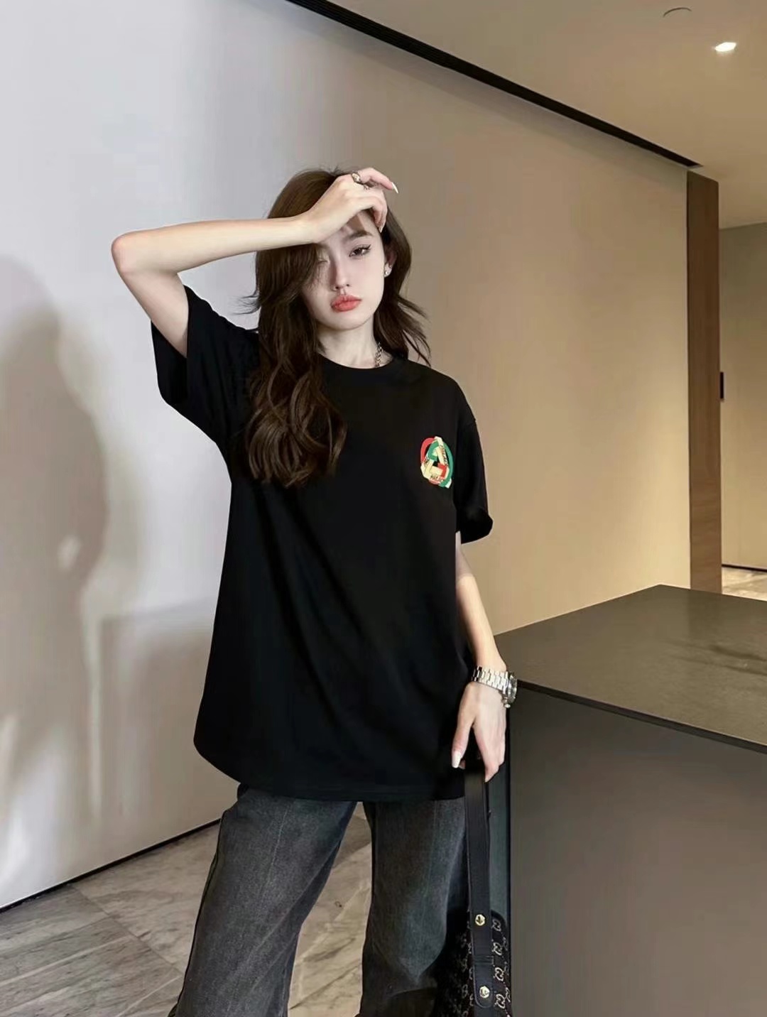 تي شيرت غوتشي   مقاس XS  S63440342816257113