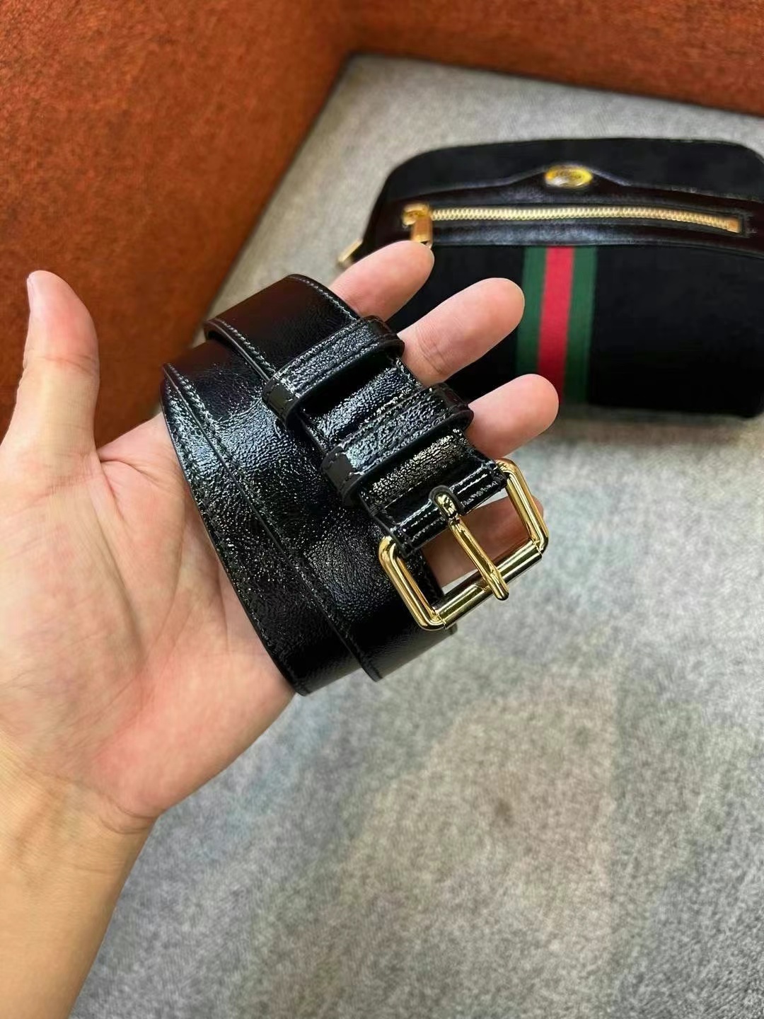 Gucci waist bag, belt + handbag, can be used separately, belt63440330593410112