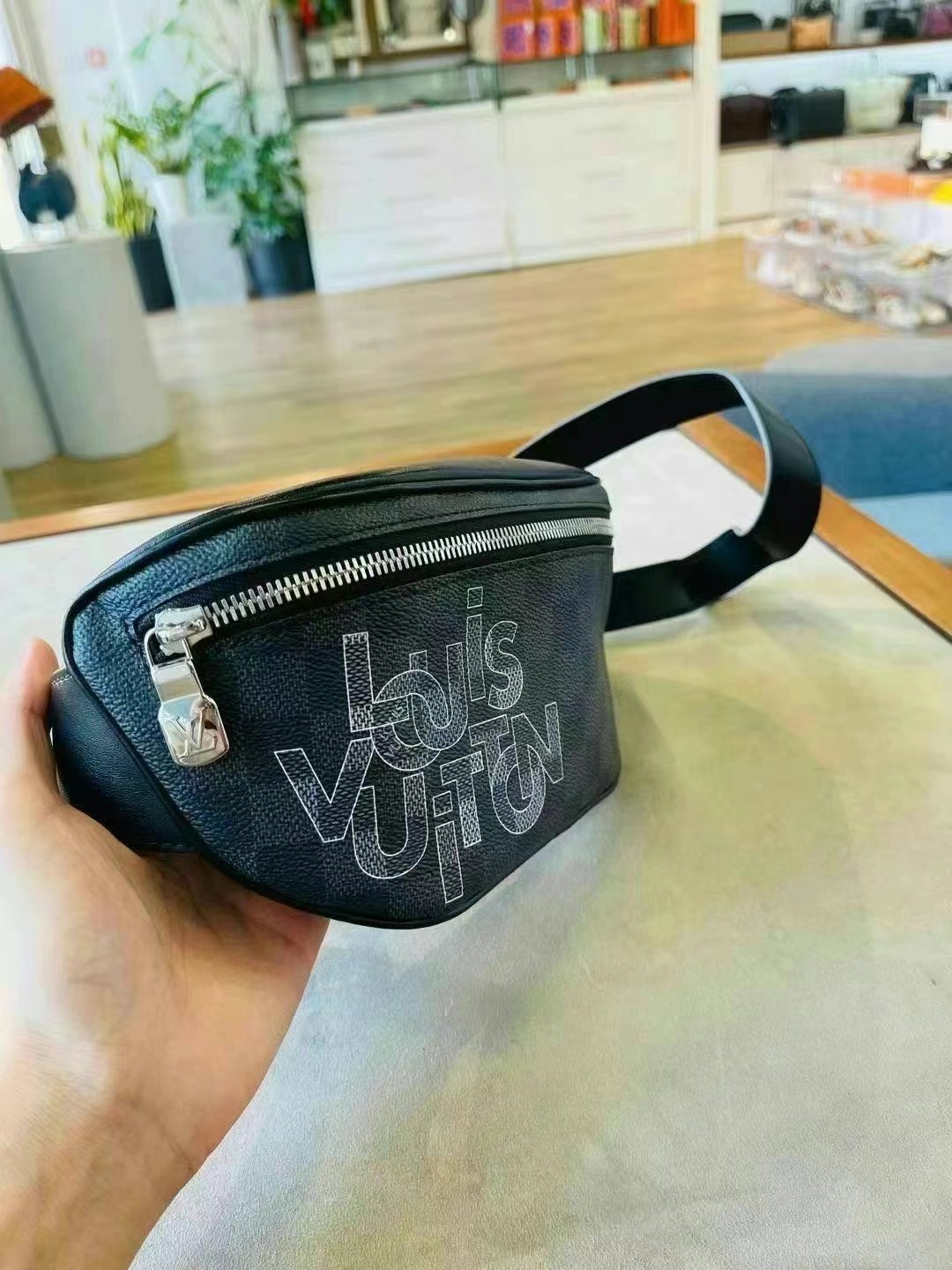 LV chest bag with checkerboard pattern63440330273923111