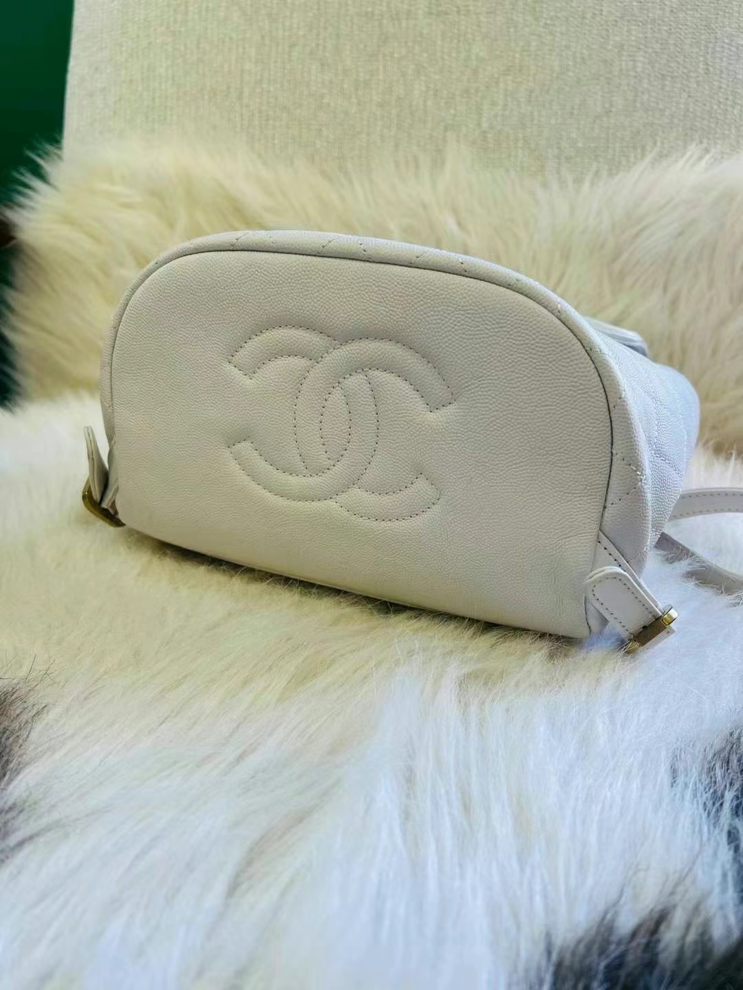 Chanel, Crinkled Calfskin Backpack63440283116034112