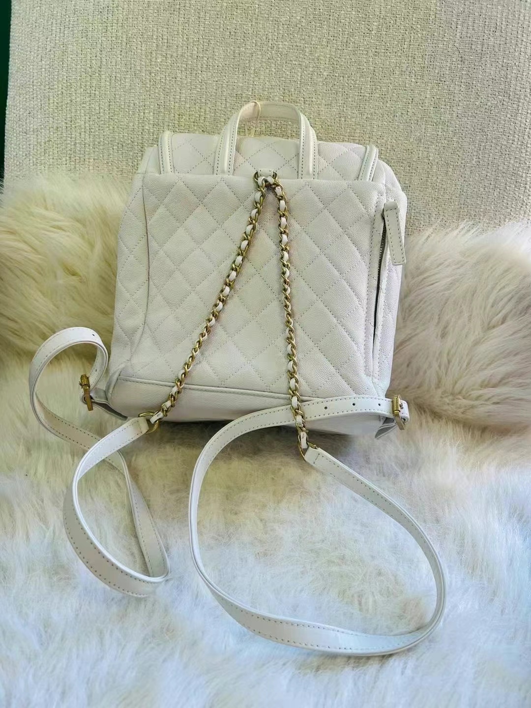 Chanel, Crinkled Calfskin, Backpack63440282797699111