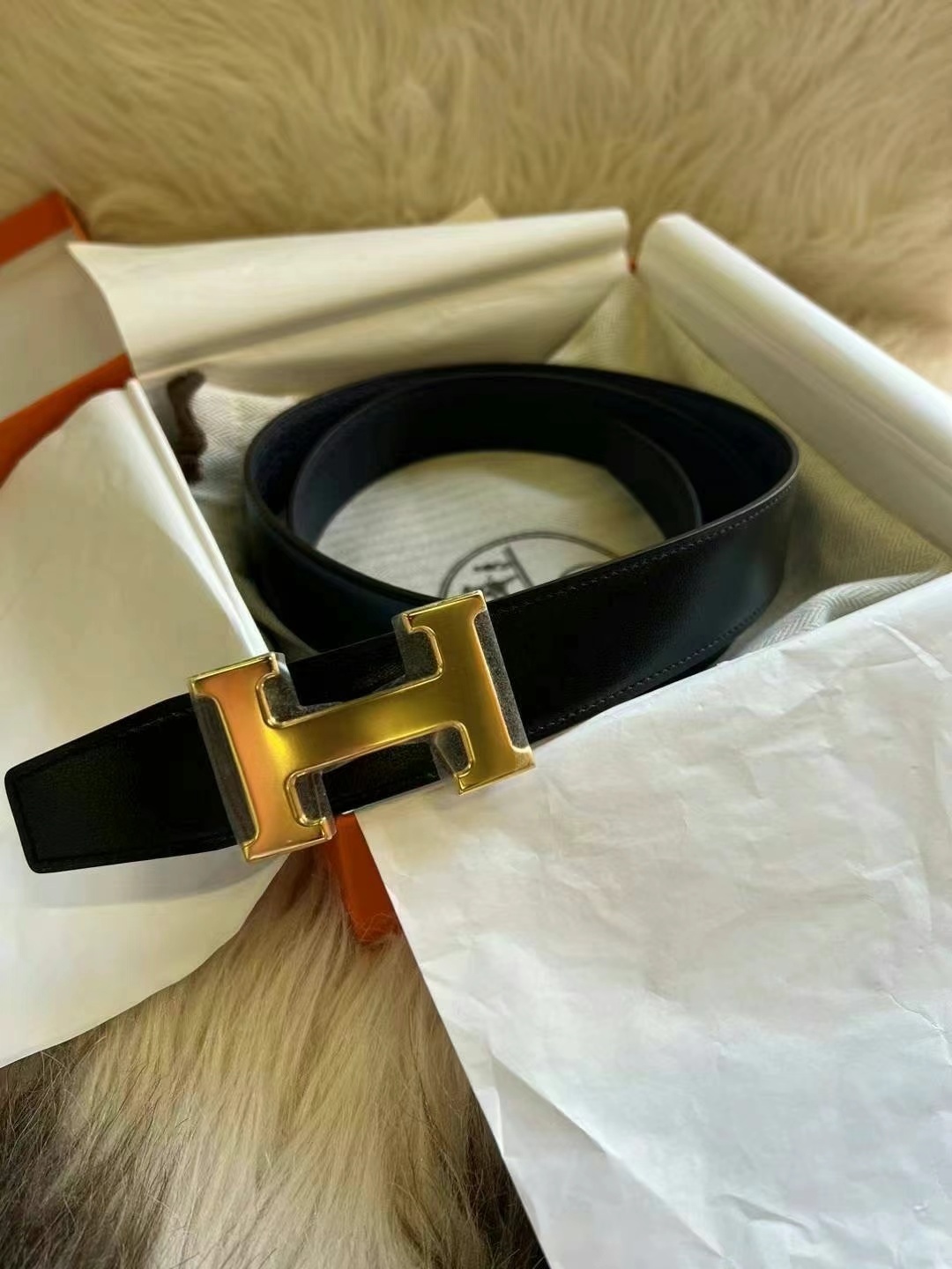 Hermès Men's Belt 105cm63440275546497110