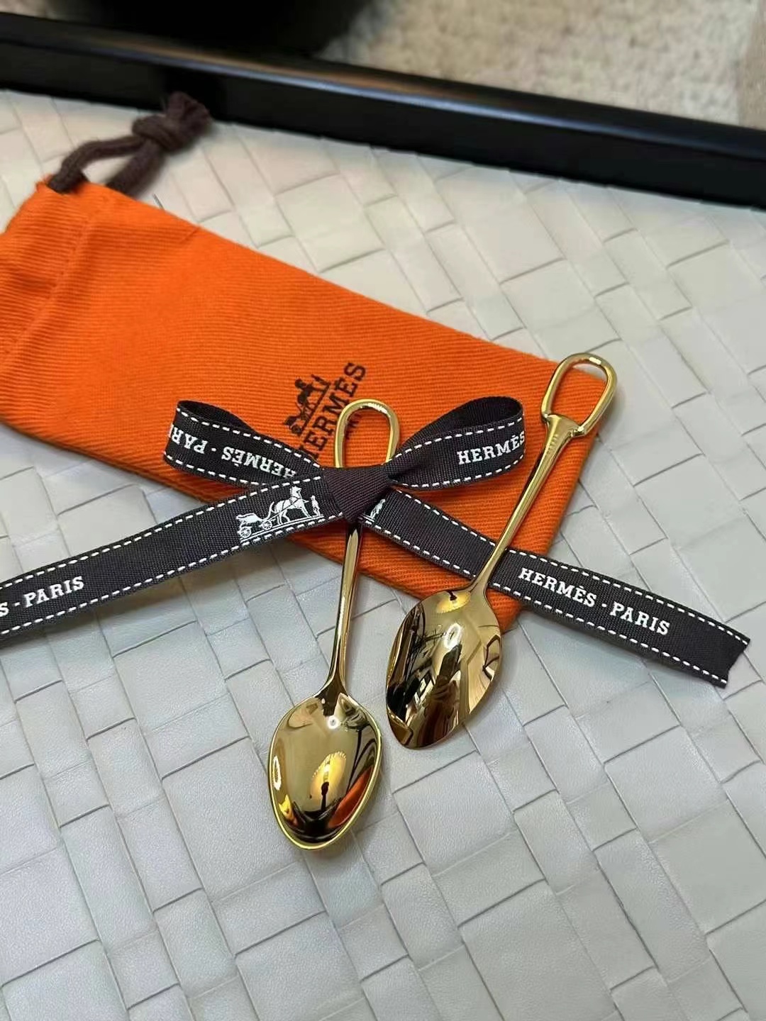 Hermes Small Golden Spoon 13.5cm63440274258817111