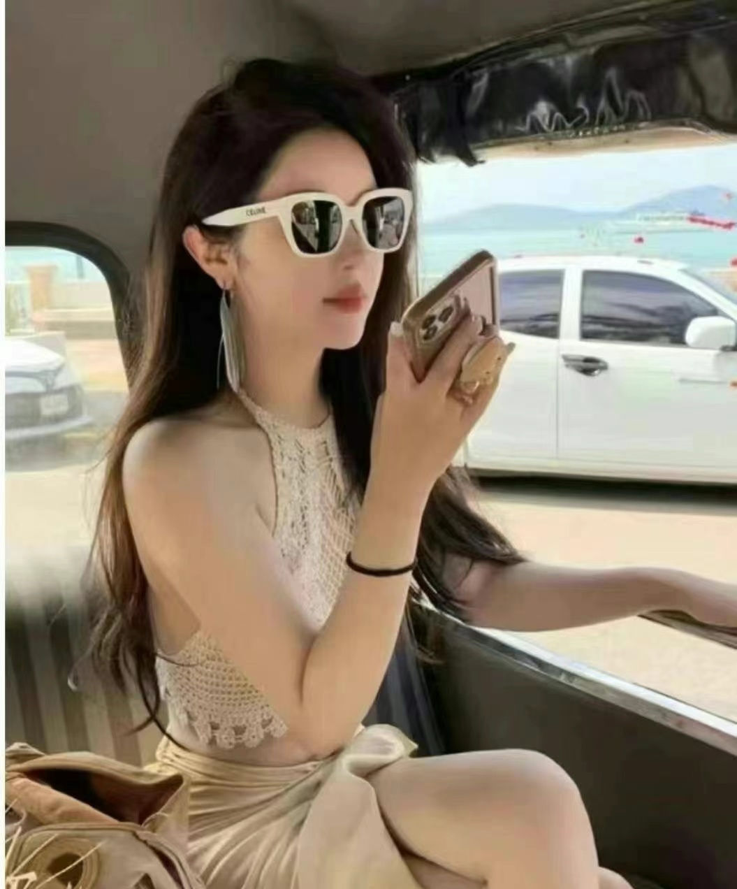 نظارات شمسية من سيلين مع حقيبة صغيرة يمكن استخدامها بشكل منفصل63440269190018114