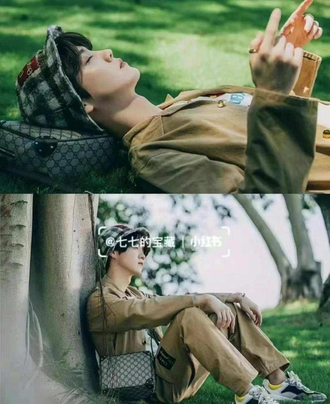 Gucci 盒子斜挎包 内购剪标款 23*19*1063440257520001112