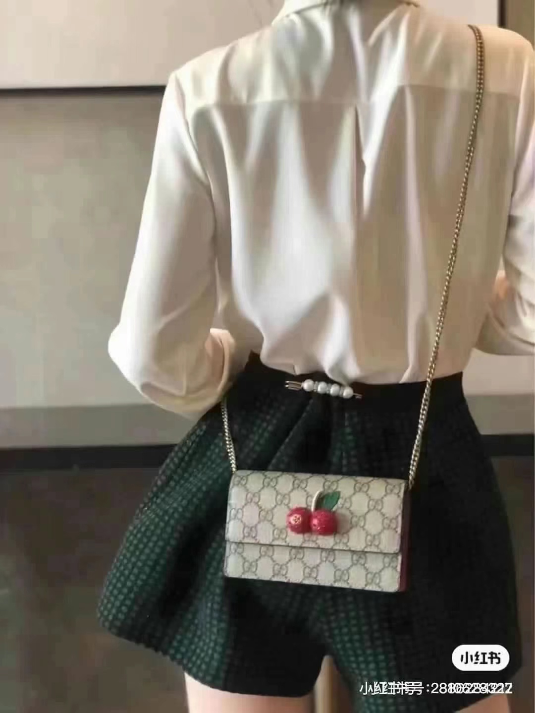 Gucci cherry chain bag63440255385091114