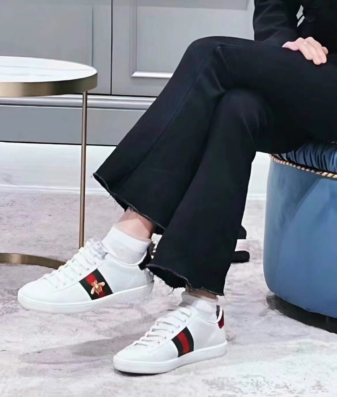 Gucci Bee Sneakers Size 3863440226326529111