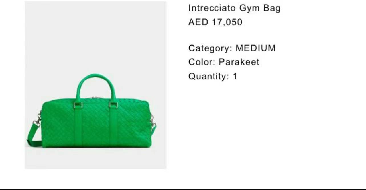 BV Classic Green Travel Bag63440199291522113