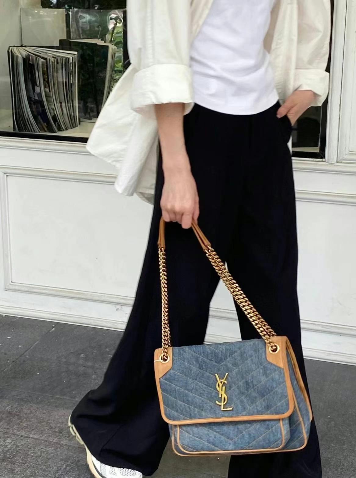 Saint Laurent Niki Medium Jeans63440163744513113