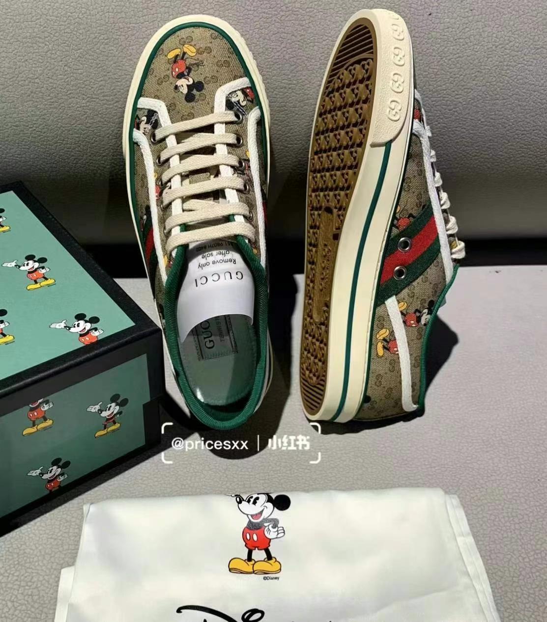 Gucci 联名款sneaker 41 42 尺寸偏大63440145904515111
