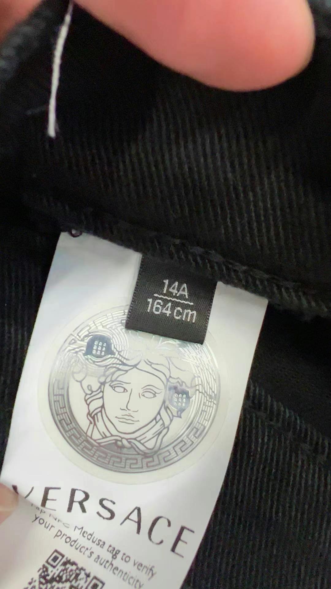 Versace black jeans for women63440096013314112