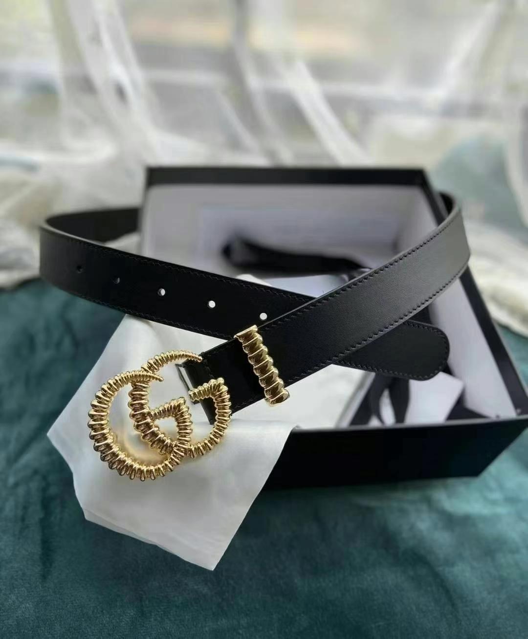 Gucci 女士腰带2.5cm宽  尺寸：75cm  85cm63440068938113110