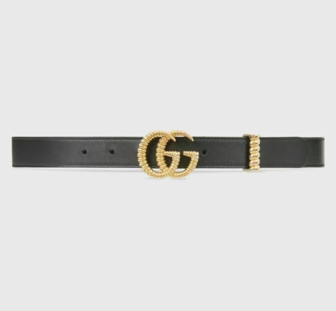 Gucci 女士腰带2.5cm宽  尺寸：75cm  85cm63440068938113111