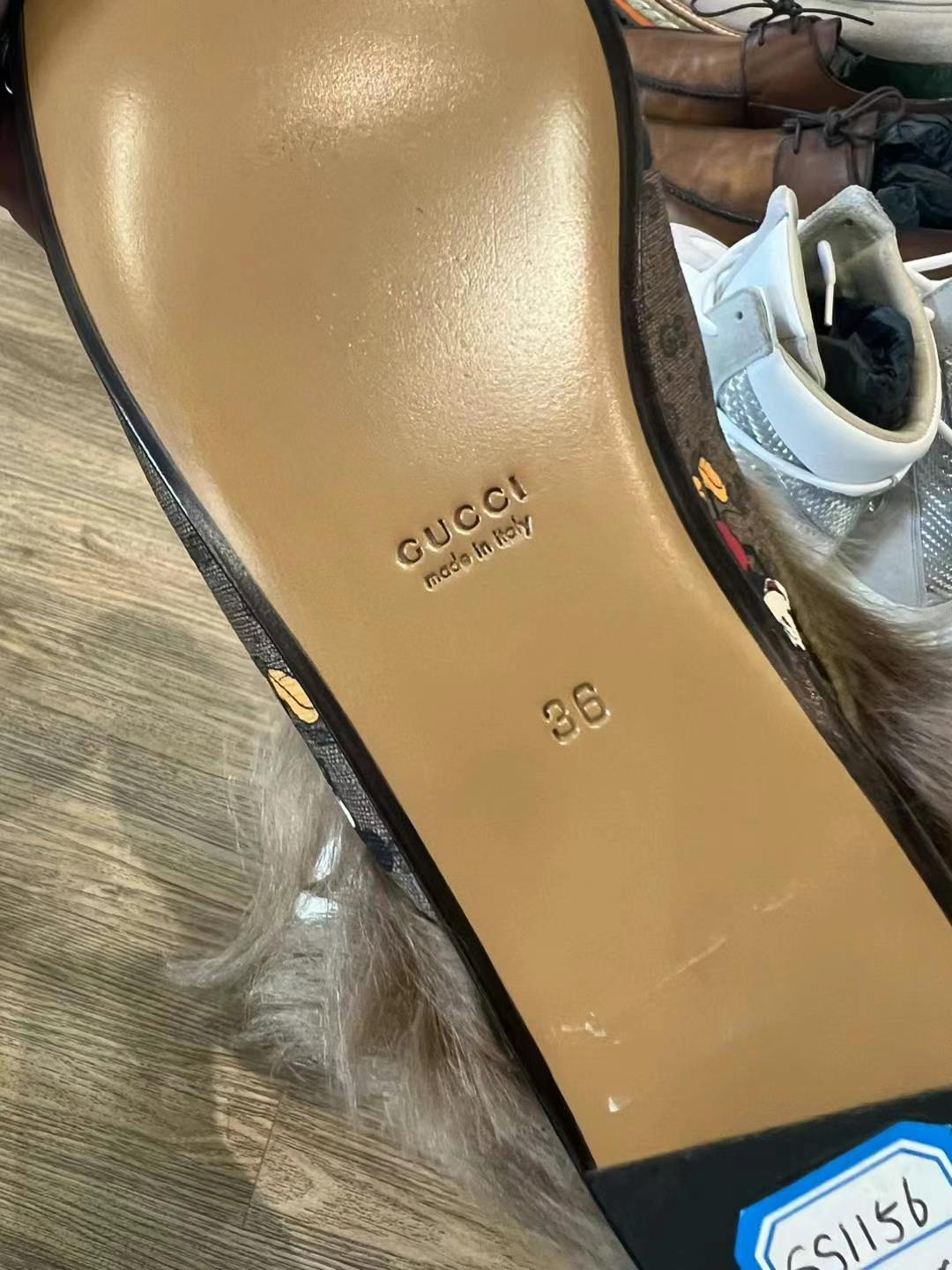 Gucci Disney collaboration, furry slippers, size 36, runs small63440051705475112