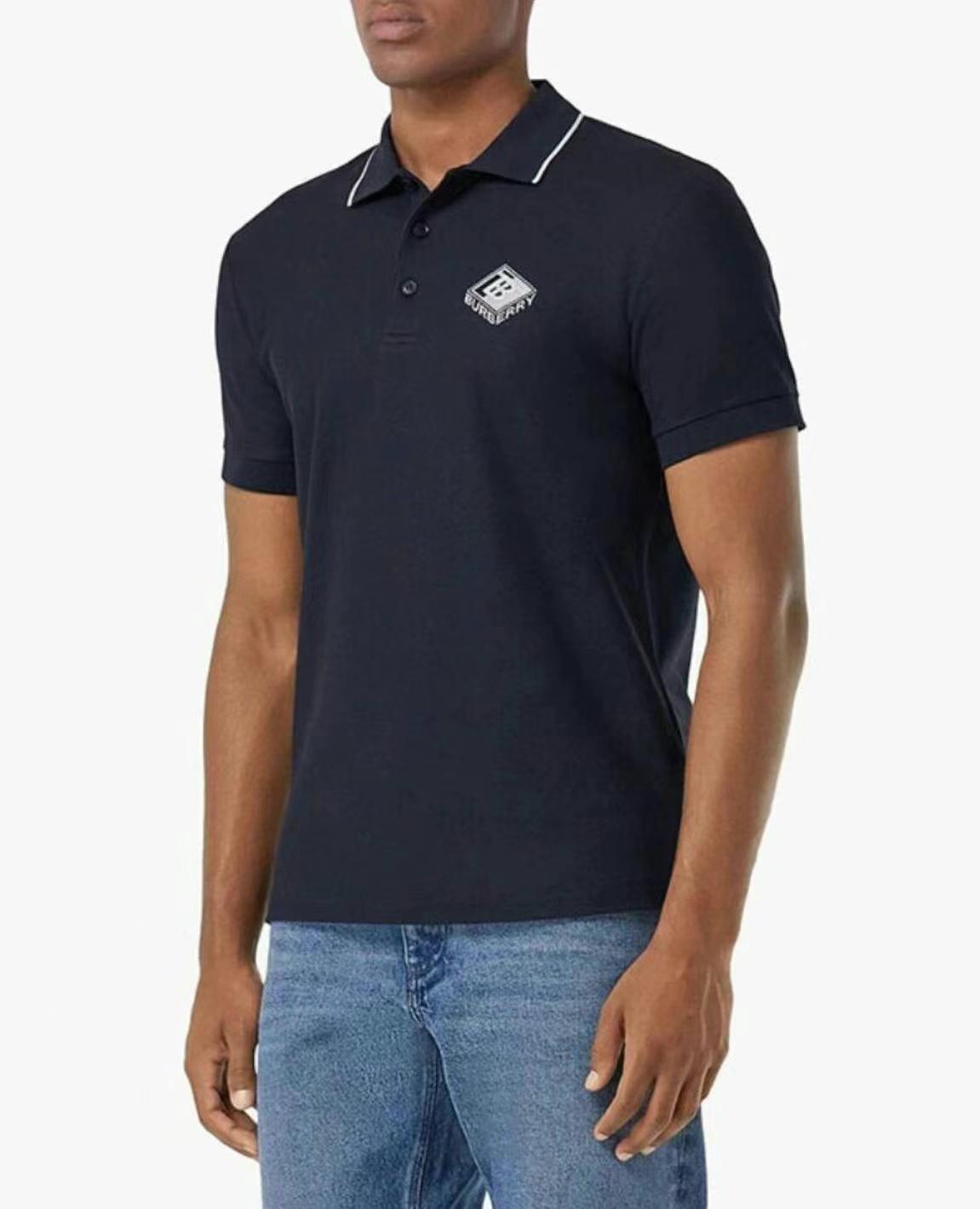 Burberry Men's Polo, Navy Blue, Size S63440048499201111