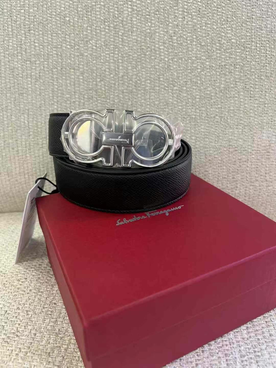 Salvatore Ferragamo Men's Belt 115cm Adjustable63440019346562110