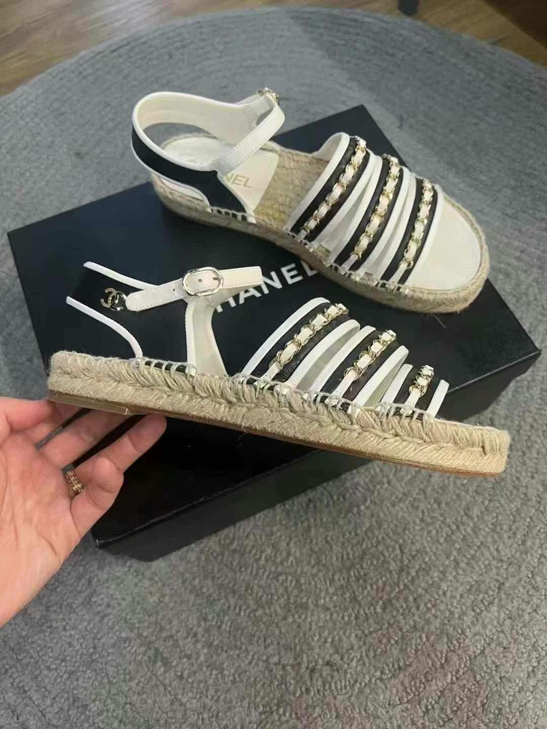 Chanel sandals size 3863439990930051111