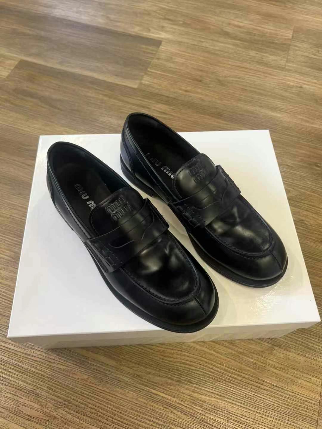 MiuMiu employee welfare work shoes Loafers size 3963439983888642111