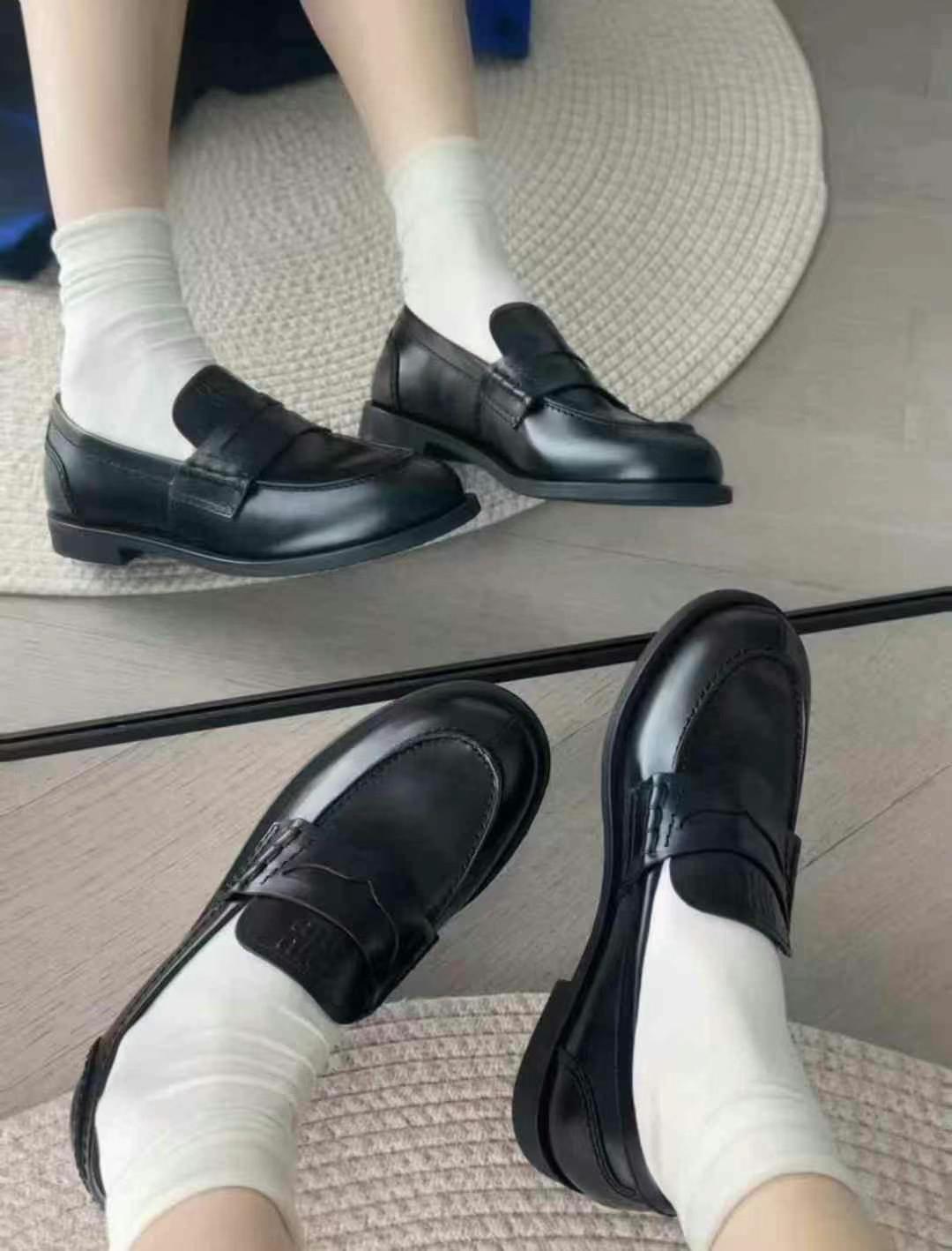 MiuMiu employee welfare work shoes Loafers size 3963439983888642112