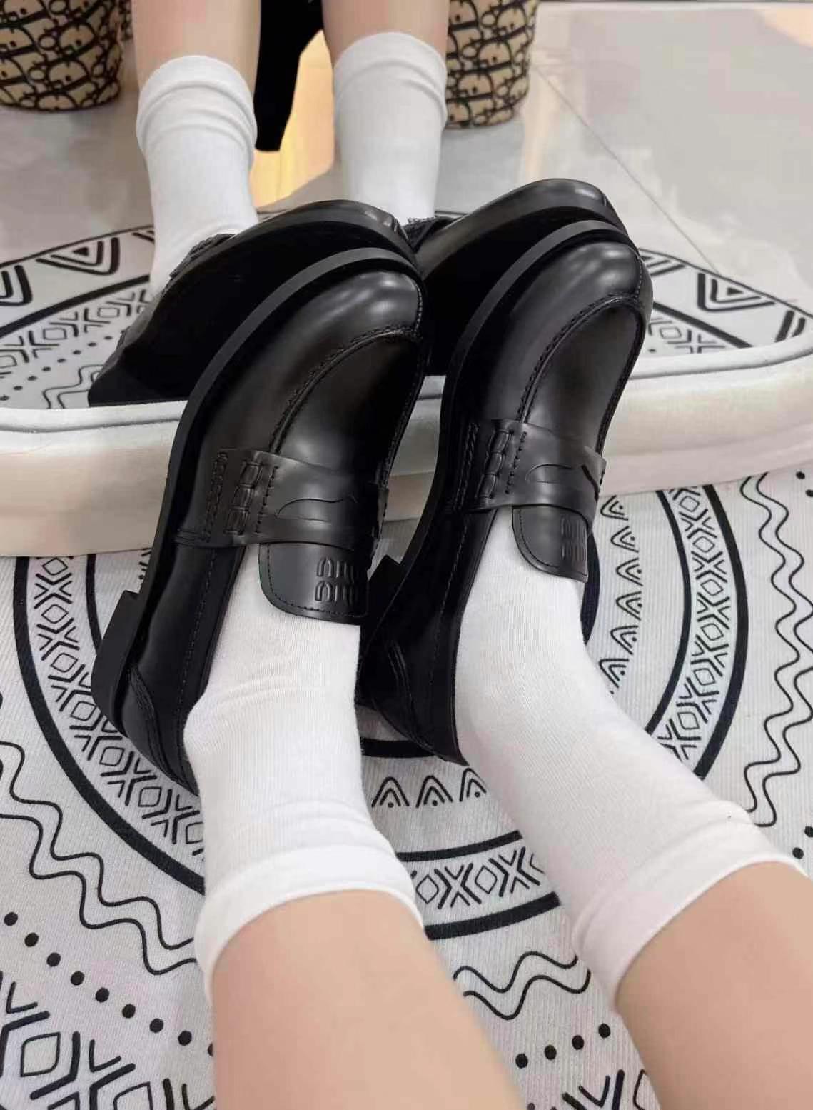 MiuMiu employee welfare work shoes, loafers, size 3563439965514883113