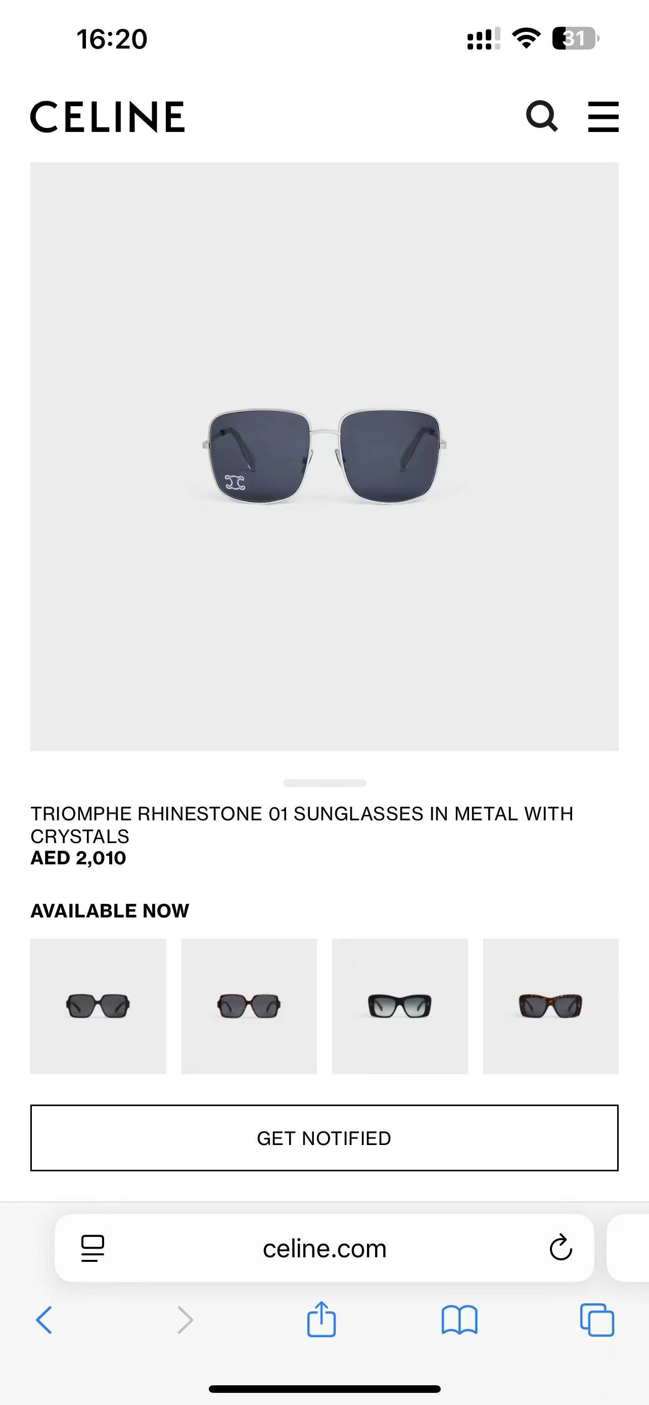 Celine sunglasses63439922857986112