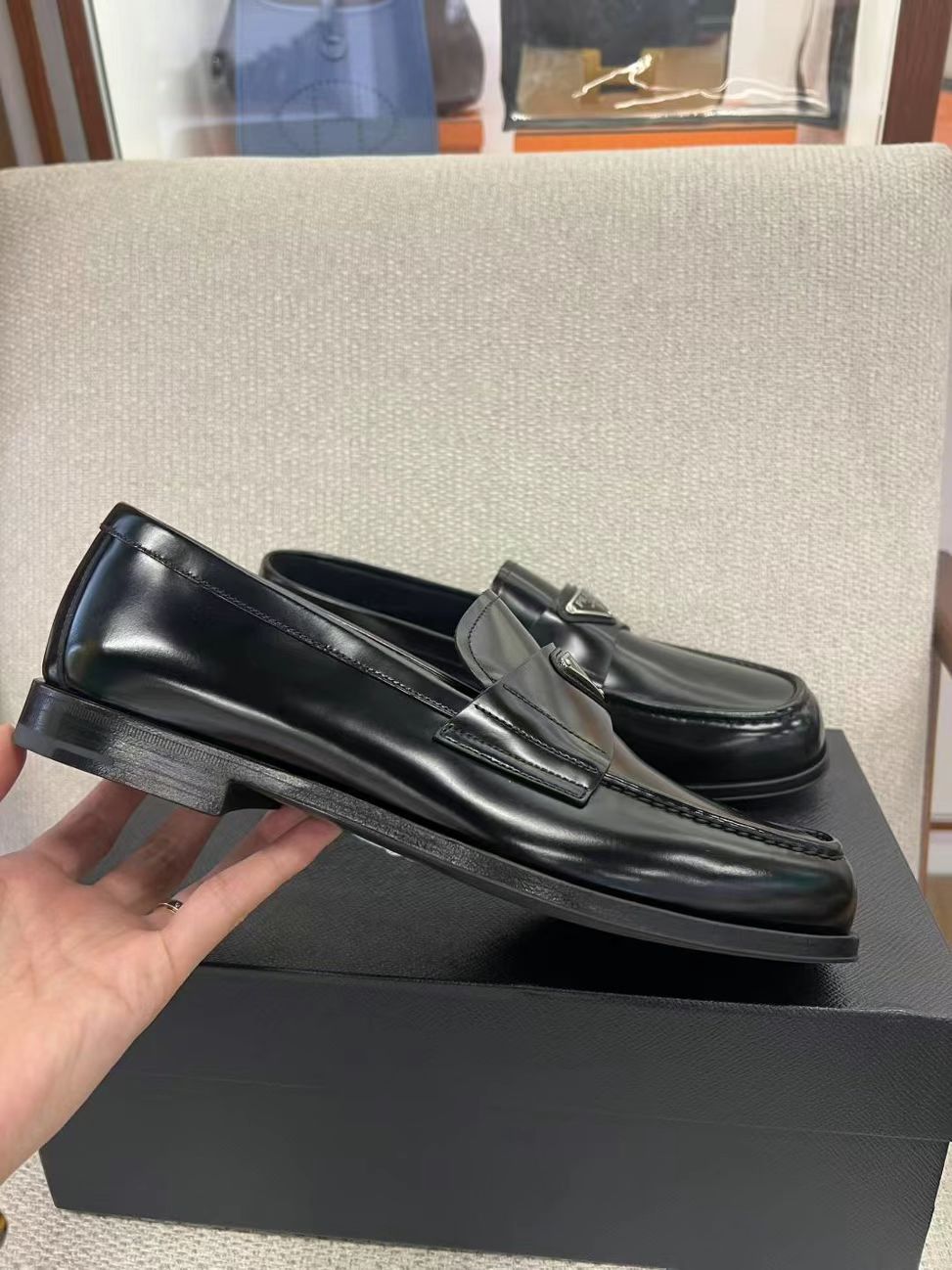 Prada 男士皮鞋 41.5码63439921893763111