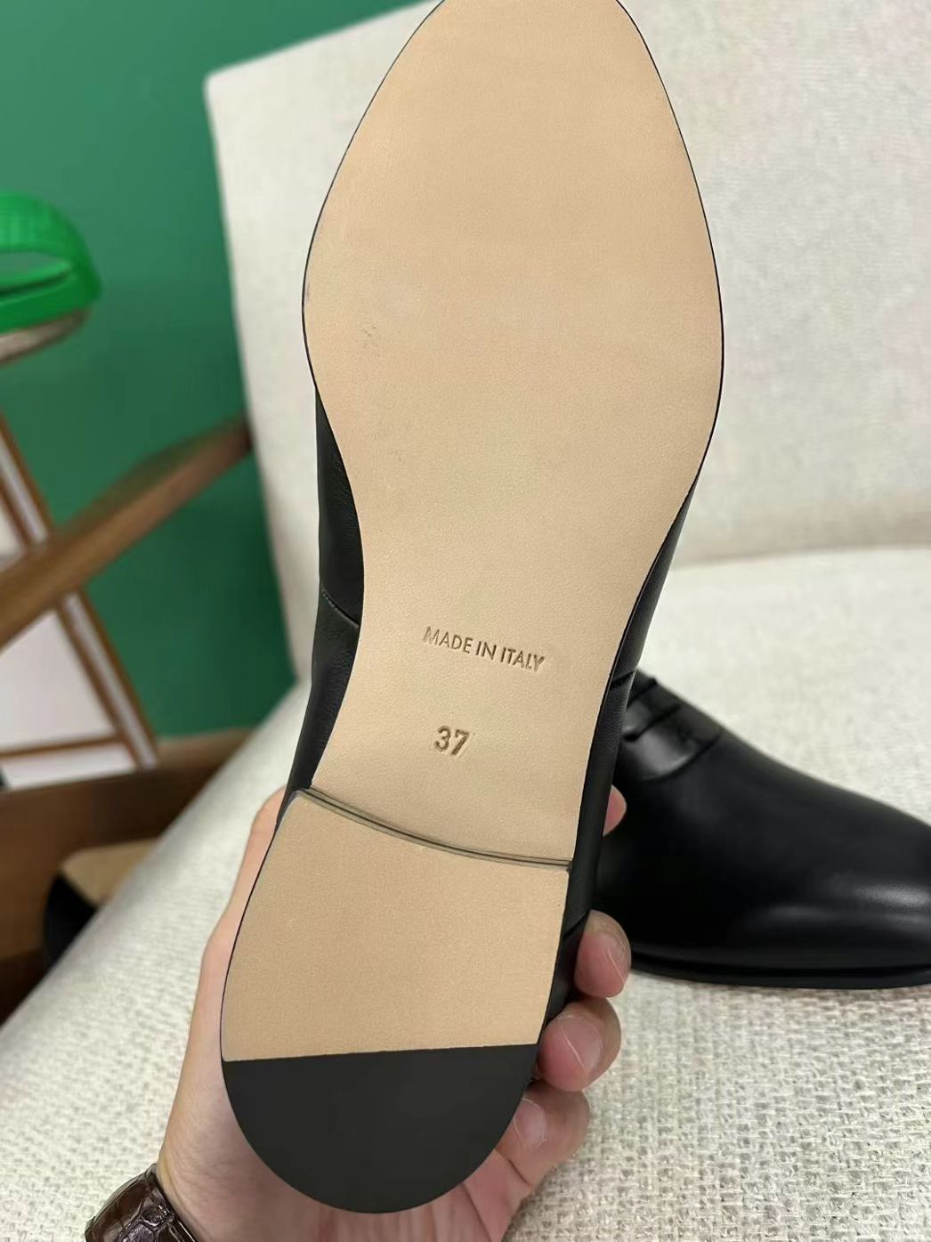 Hermes employee leather shoes size 3763439916411393112