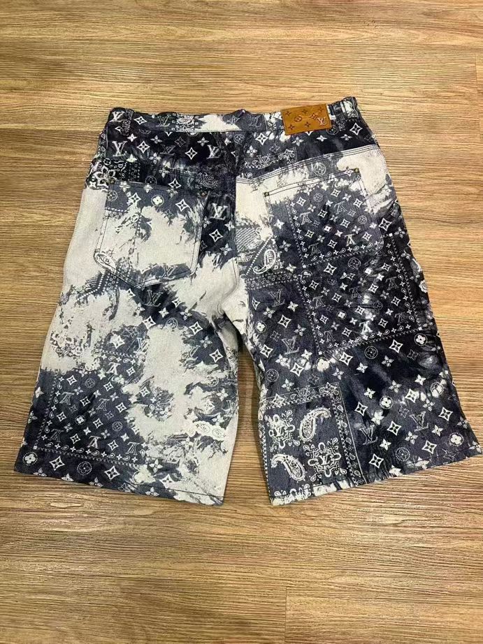 LV denim shorts size 3463439898141569111