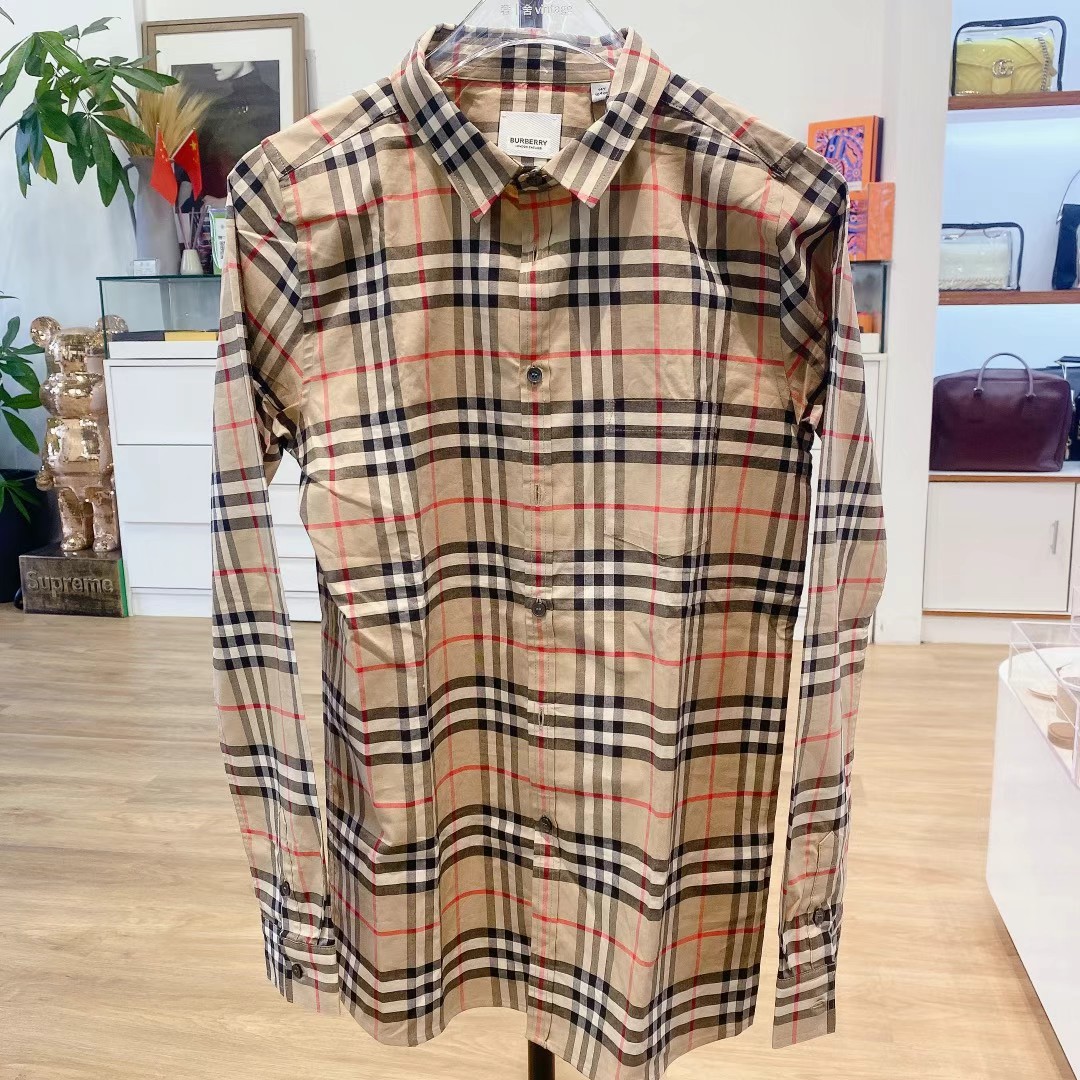 Burberry Children's 14Y Plaid Long-Sleeve Shirt2 Burberry Children's 14Y Plaid Long-Sleeve Shirt63440399964929112