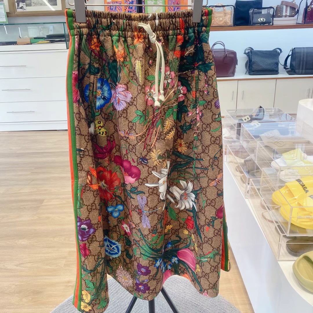 Gucci floral skirt with elastic waistband design, size S63440394457987113