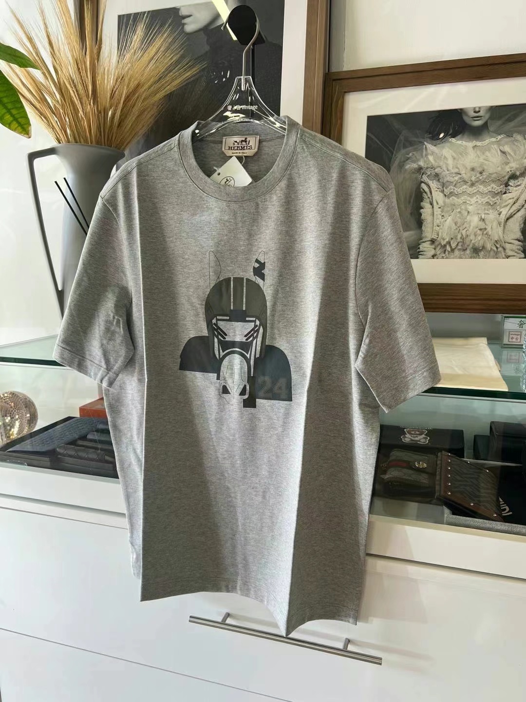 Hermes Men's T-shirt M Gray27 Hermes Men's T-shirt M Gray634403493130271127