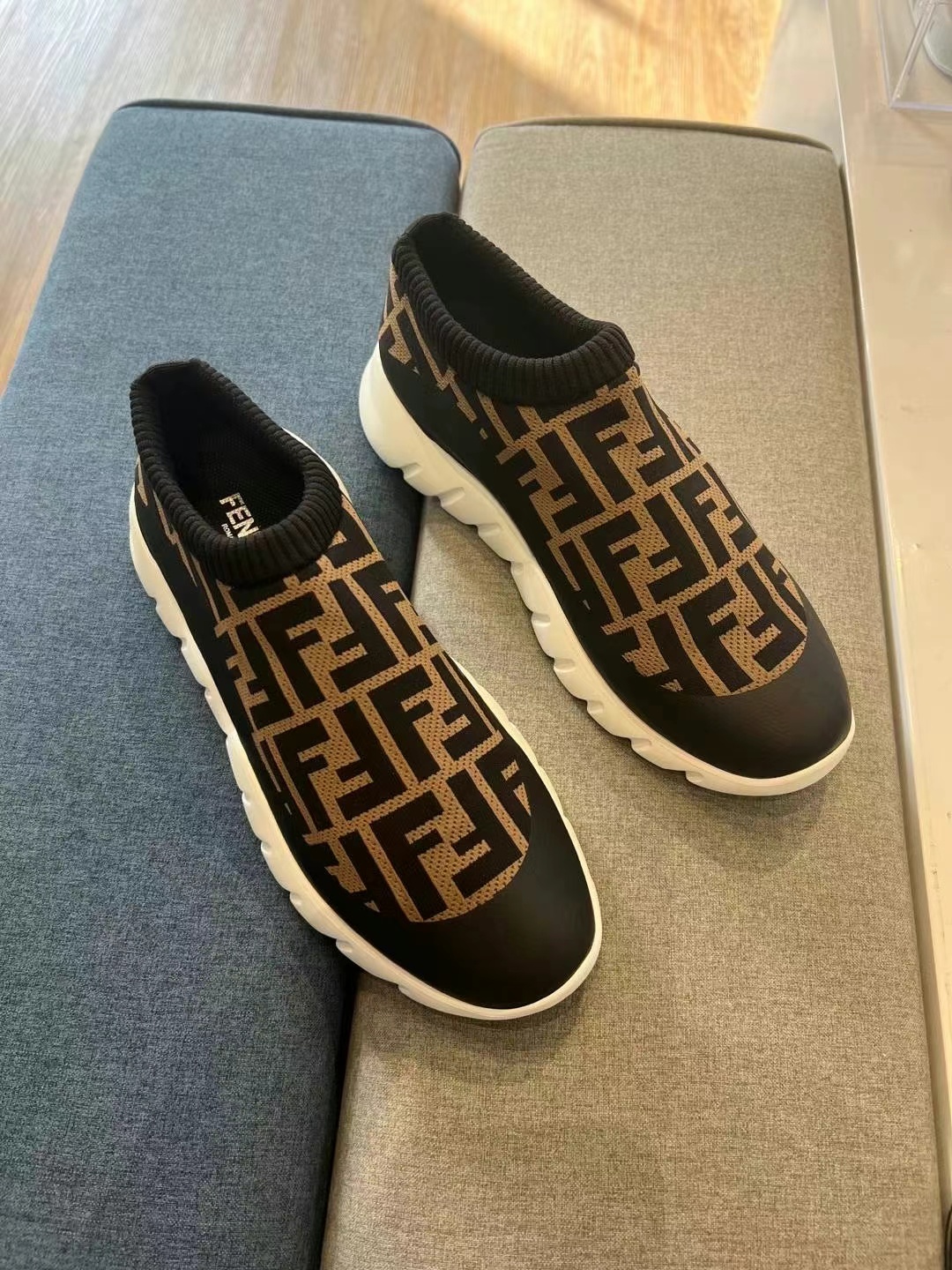 Fendi classic check sneakers20 Fendi classic check sneakers634403318794261120