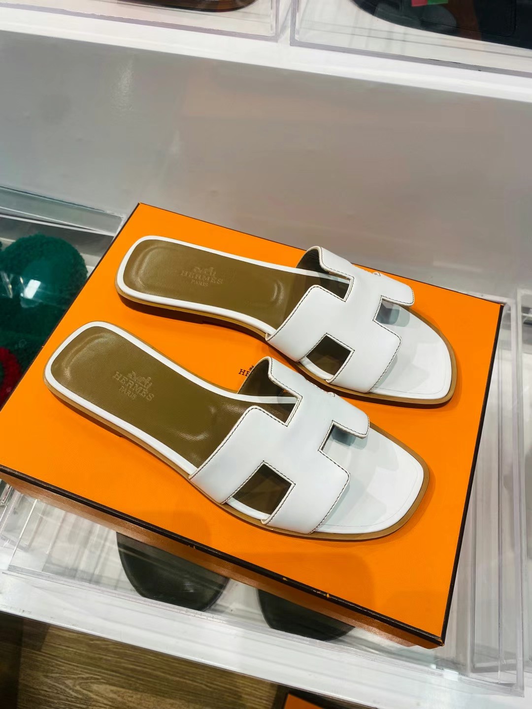 Hermes H sandals size 371 Hermes H sandals size 3763440326282883111